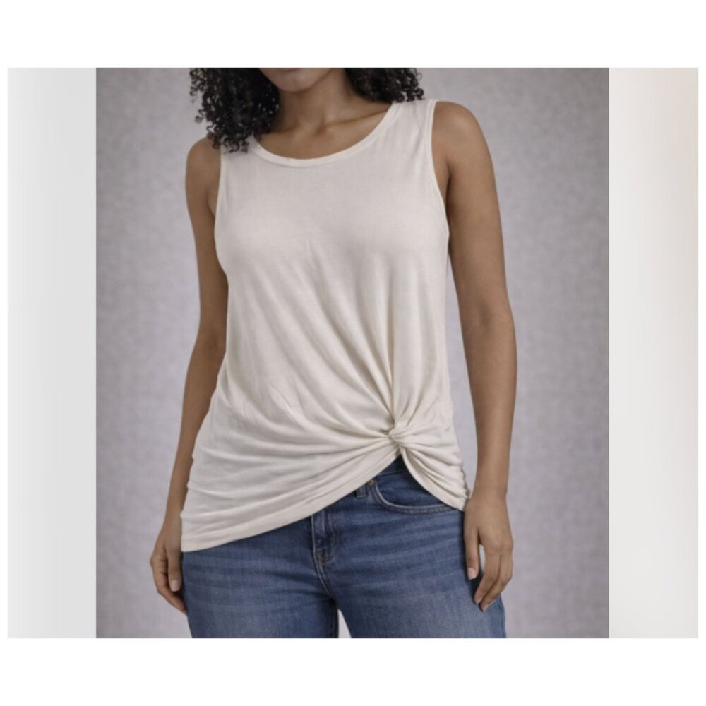 Love, fire White Sleeveless Shirt  M